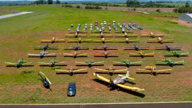 Precisão Aviação Agrícola reúne aeronaves e promove treinamento para colaboradores visando à safra 2026/2027 em Catalão