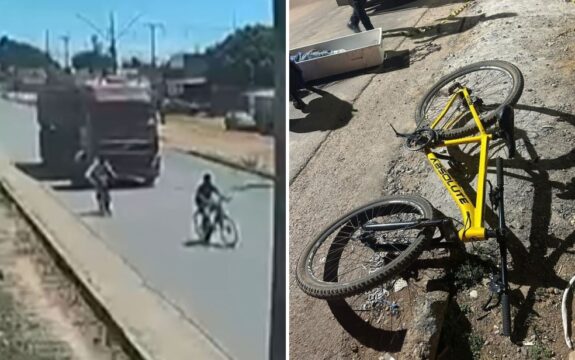 Adolescente morre ao ser atropelado por caminhão, em Águas Lindas de Goiás